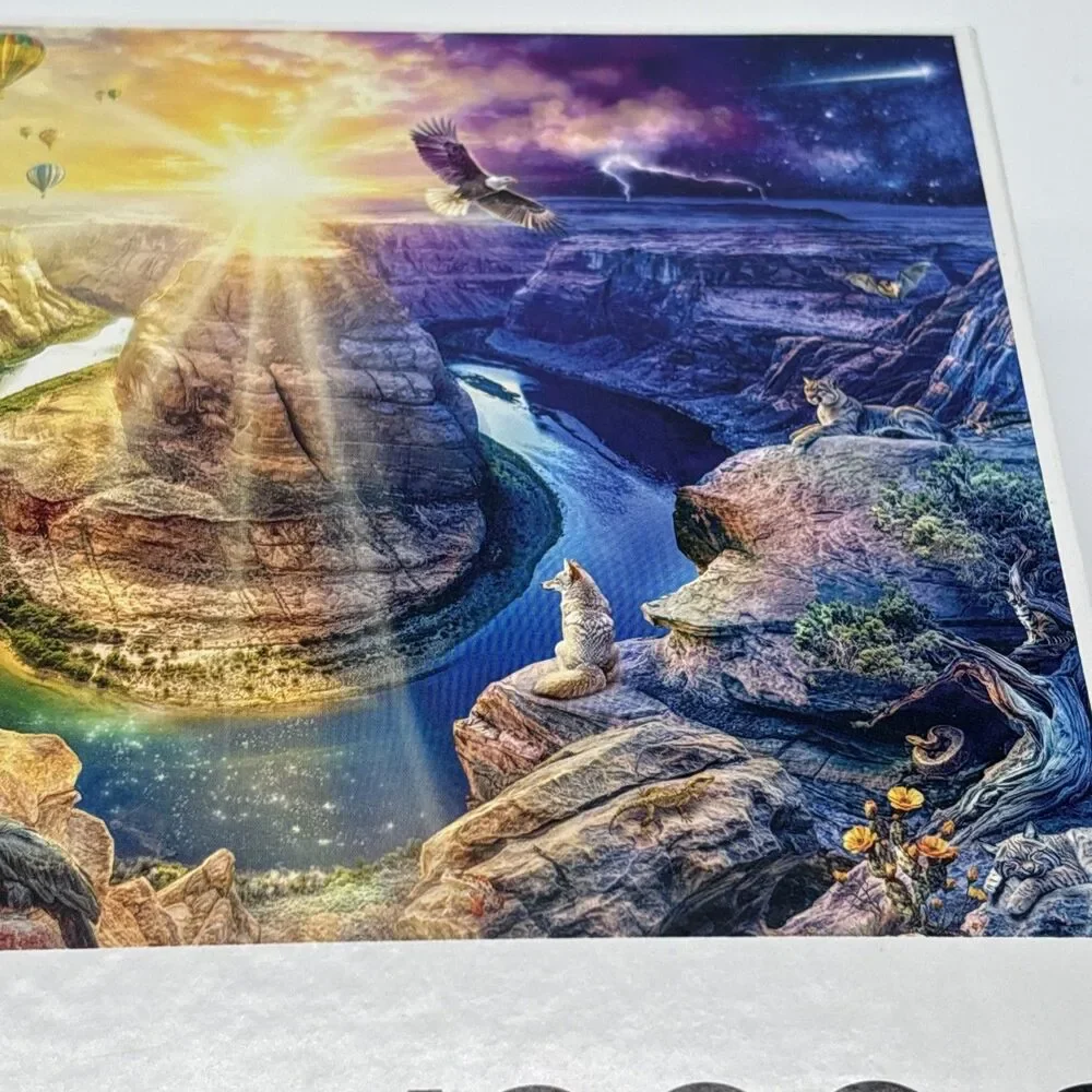 - Lars Stewart - Horseshoe Bend- 1000 Piece Jigsaw Puzzle - Colorful, National